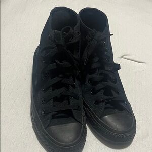 Converse All Black High-Top Sneakers